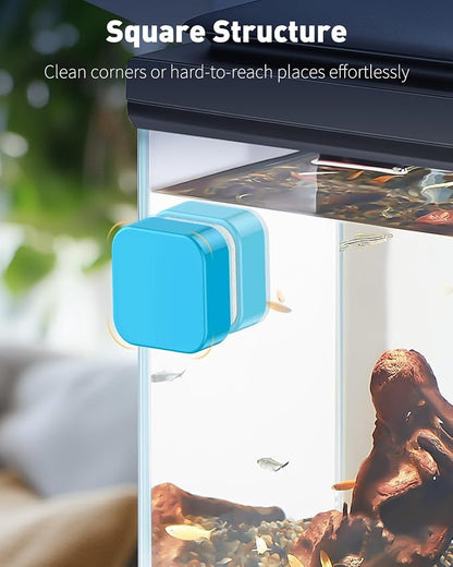 Pawfly Magnetic Aquarium Glass Cleaner Fish Tank Magnetic Brush - Image 6