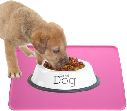 Dog Food Mat, Silicone Dog Cat Bowl Mat, Non Slip Pet Feeding Mat Waterproof - Image 2