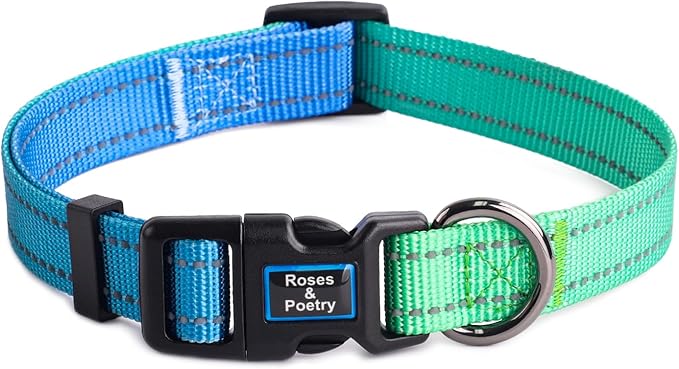 Roses&Poetry Large Dog Collar, Adjustable Reflective Durable Pet Collars - Image 7