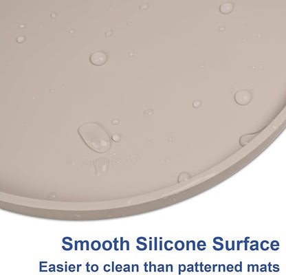 Arespark Dog Food Mat, Nonslip Waterproof Dog Silicone Feeding Bowl Mat - Image 6