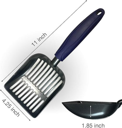 Cat Litter Scoop, Kitty Metal Scooper, Aluminum Alloy Sifter, Kitten Pooper - Image 6