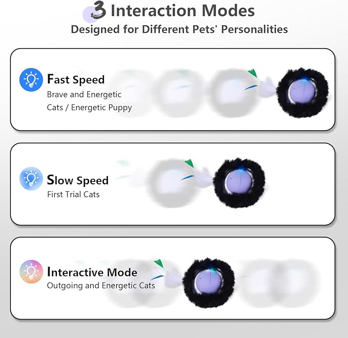 ORSDA Cat Toys, Interactive Activated Moving Ball in 7 Holes Mat, Automatic - Image 7