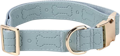 TDTOK Stylish Leather Dog Collar, Comfortable Soft PU Leather Dog Collars - Image 7