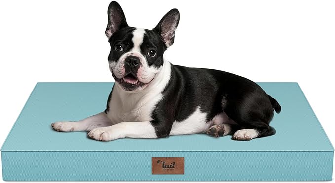 Outdoor Dog Bed for Small Dogs, Waterproof Dog Crate Bed for Medium Dogs Cats by TailStories
