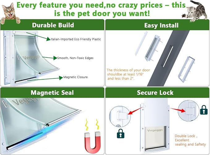 Dog Door Doggy Door Easy Install - Image 4