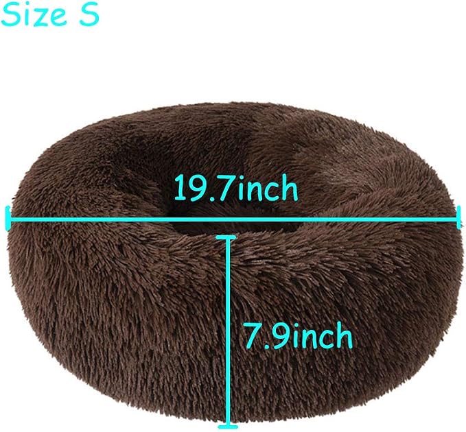 BODISEINT Modern Soft Plush Round Pet Bed - Image 5