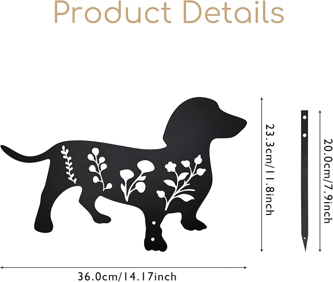 Dog Garden Stake - Image 2