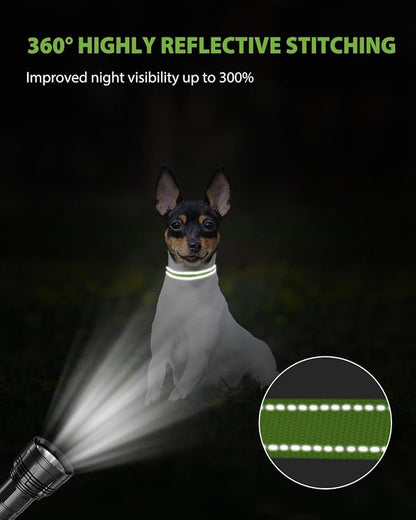 Joytale Small Dog Collar, Reflective and Adjustable Nylon Collar - Image 5
