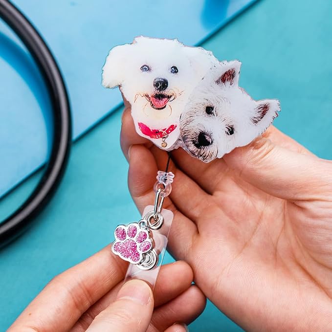 callie Personalized Pet Badge Reel - Image 4