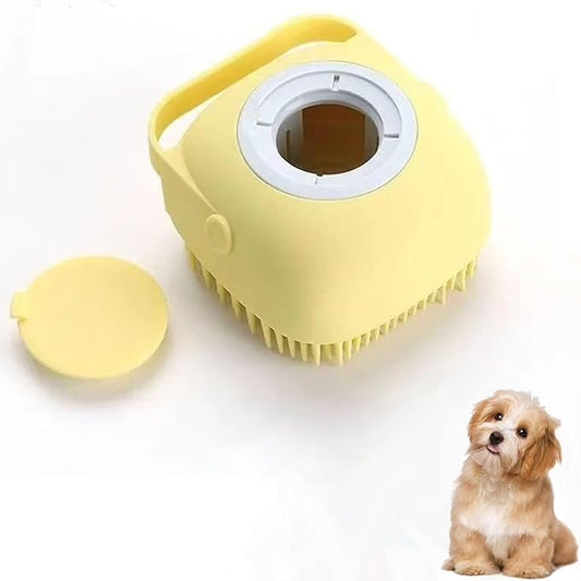 Pets Bath Brush | Scrubber for Bath | Dog Shampoo Brush | Dog Washing/Shower by Unknown