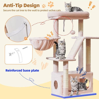 Taoqimiao Cat Tree, 38.5-Inch Cat Tower - Image 6