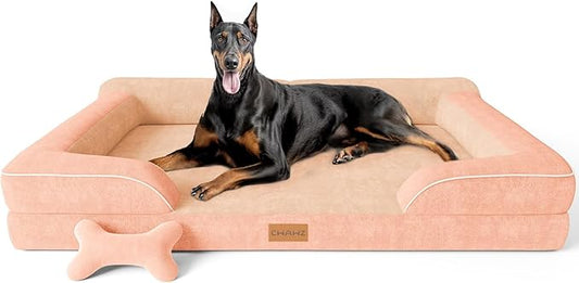 XXL Dog Bed for Extra Large Dogs, Giant Orthopedic Dog Bed by CWAWZ