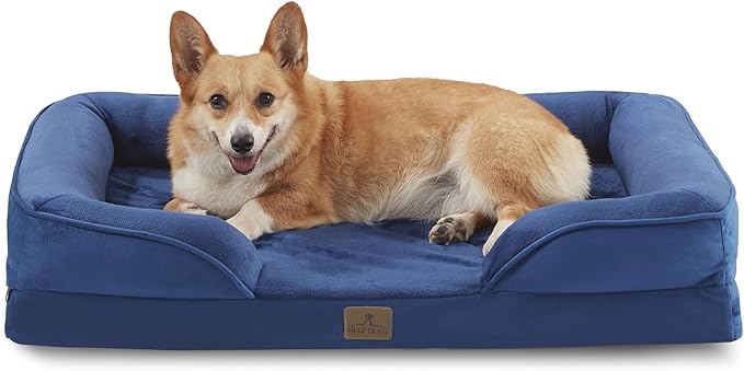 Bedfolks Orthopedic Dog Bed, Waterproof Dog Sofa Bed by Bedfolks