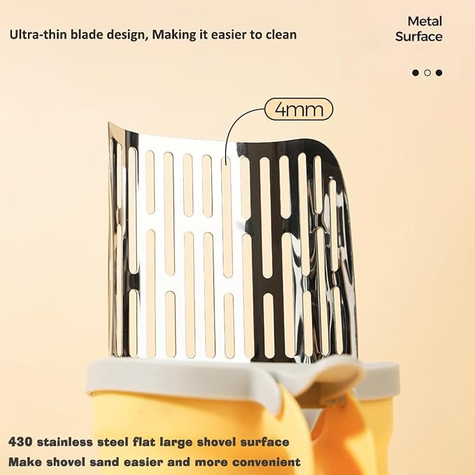 Cat Litter Scoop, Large Capacity Mess-Free Cat Litter Scooper - Image 8