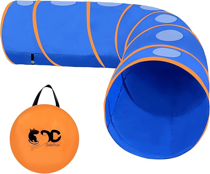 Dog Agility Tunnel with Ventilated mesh, Dog Agility Equipment, Dog Agility by GeerDuo