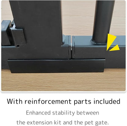 Lumizone Extra Tall Cat Gate Extension Kit 61.02" High Pressure Mounted 4.13" - Image 4