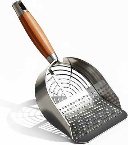 DHXYZZB Cat Litter Scoop 304 Stainless Steel Litter Shovel, Heavy Duty Litter by DHXYZZBBetterlivingwithpet