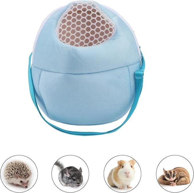 Pet Carrier Backpack for Small Animals, Travel Handbag for Cat, Guinea Pig - Image 2