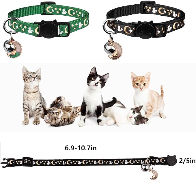 Baeuppit 2PCS Breakaway Cat Collars - Image 4