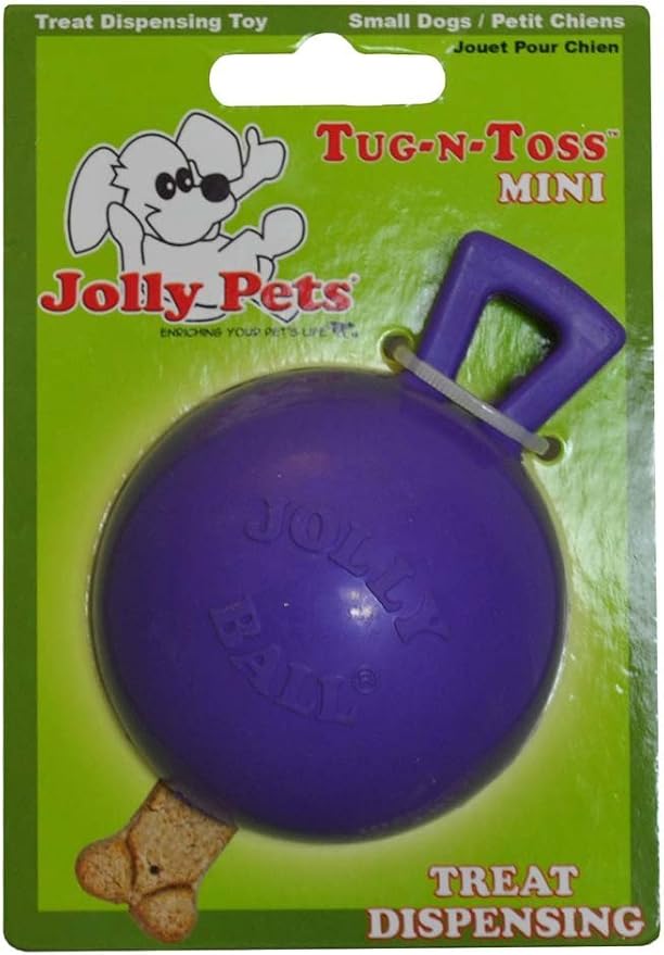 Jolly Pets Tug-n-Toss Heavy Duty Dog Toy Ball by JollyPets