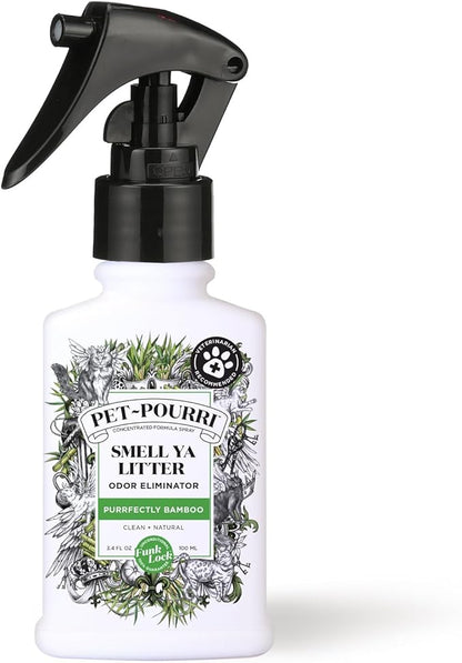 Pet-Pourri Smell Ya Litter Cat Litter Deodorizer Spray, Purrfectly Bamboo 3.4 by %7EPourri