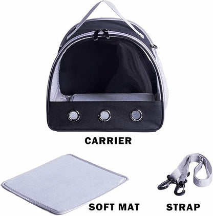 Guinea Pig Carrier, Small Animal Bird Rabbit Turtle Carrier Bag, African - Image 4