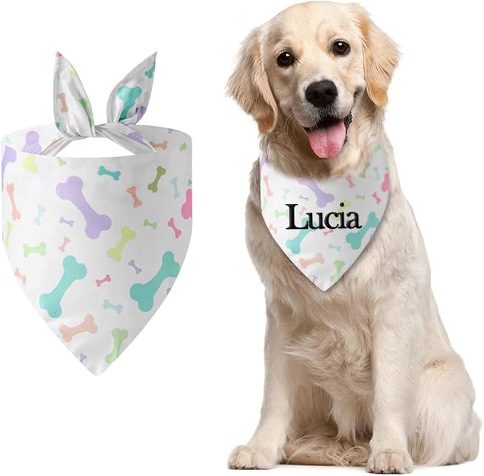 Personalized Dog Bandana Easter Custom Pet Scarf by Ulicoprofessionalpersonalized