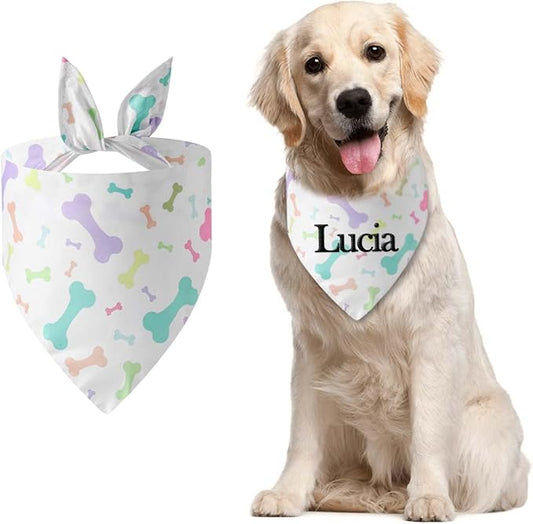 Personalized Dog Bandana Easter Custom Pet Scarf by Ulicoprofessionalpersonalized