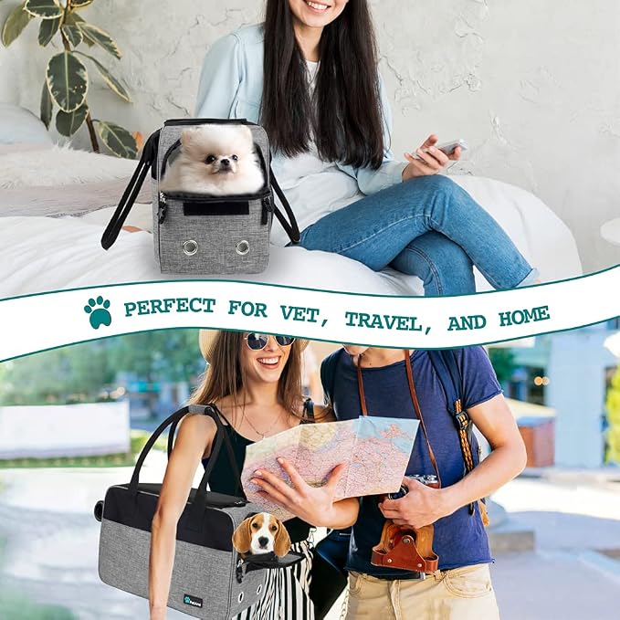 PetAmi Dog Purse Carrier for Small Dogs, Airline Approved Soft Sided Pet Carrier - Image 7