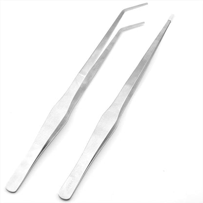 2Pcs 15 inch Extra Long Rustproof Tweezers by Dxobay