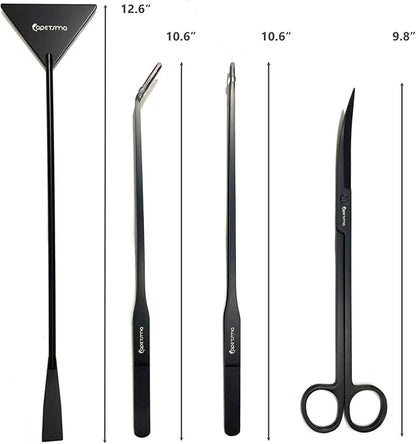 Aquarium Tweezers, Capetsma Stainless Steel Aquarium Plant Tools Long - Image 2
