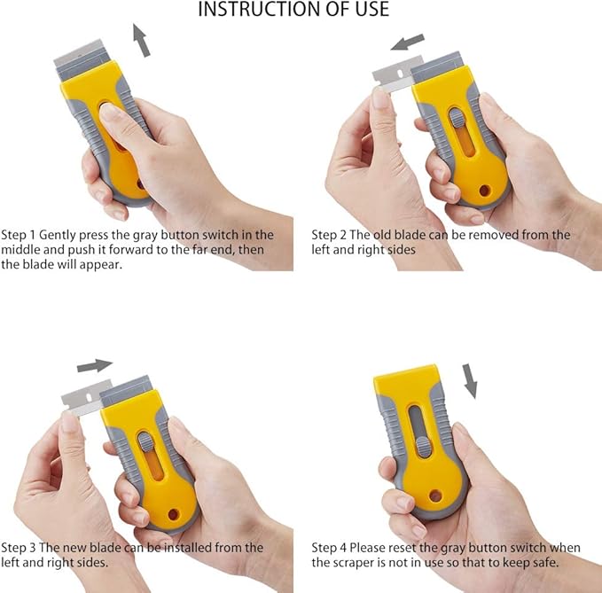 WEGAZ-2 Pack Razor Blade Scraper - Image 5