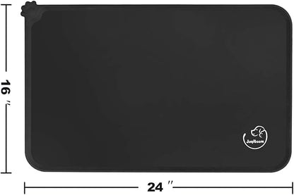 Silicone Waterproof Dog Cat Pet Feeding Mats, Non Slip, Easy Clean Pet Dog Cat - Image 3