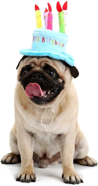 Cute Adorable Dog Cat Birthday Cake Hat Pet Cap Headwear Hat - Image 6
