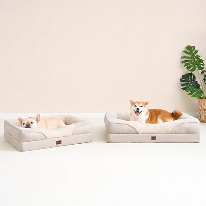 EHEYCIGA Orthopedic Dog Bed for Medium Dog, Waterproof Liner & Washable - Image 9