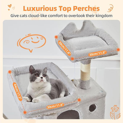 Taoqimiao Cat Tree 71-Inch, Cat Tower - Image 6