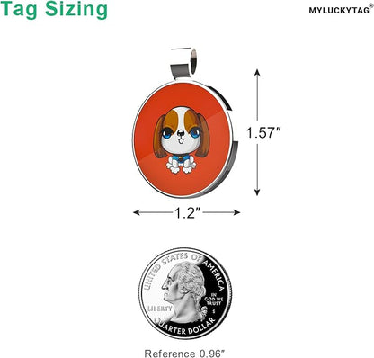 MYLUCKYTAG QR Code Pet ID | Personalized Dog & Cat Collar Tag | Online Profile - Image 2