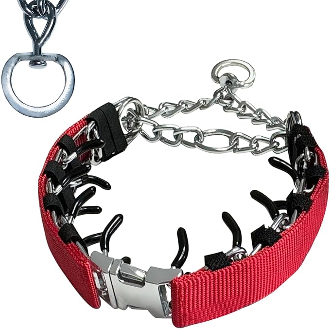 Prong Training Collar for Dogs, Rotating Ring Welding, Adjustable Dog Training by HAESINPAfunwithfashion
