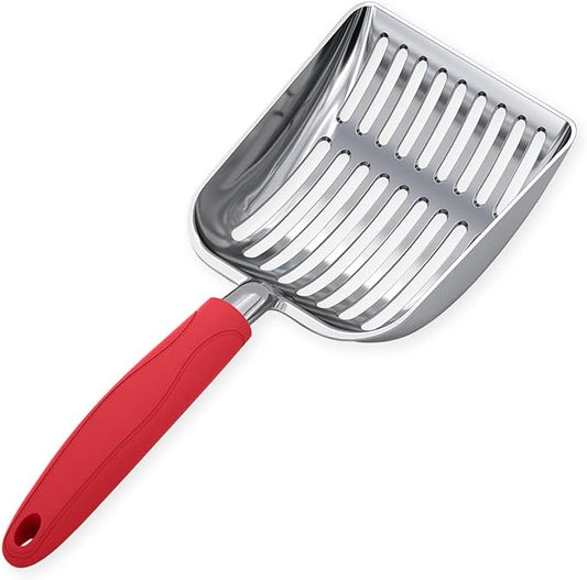 WePet Cat Litter Scoop, Aluminum Alloy Sifter, Kitty Metal Scooper, Deep Shovel by WePet