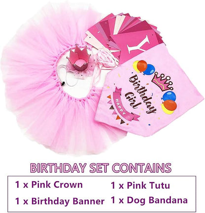 ADOGGYGO Dog Birthday Hat Bandana Girl - Image 4