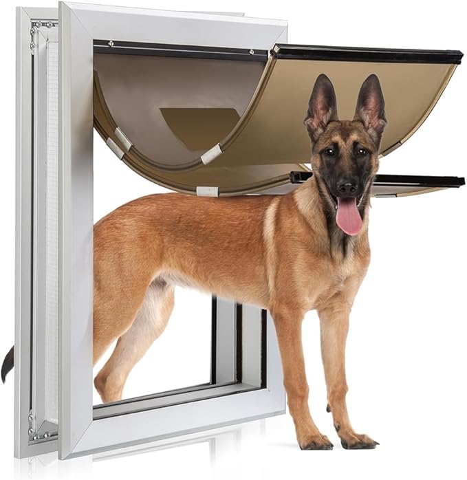 Durable Pet Door, Aluminum Door by GiveYourPetASafeHome%EF%BC%81