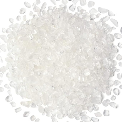 Clear Quartz Healing Crystal Chips Bulk Gemstones Sets Tumbled Crushed Stones by YATOJUZI