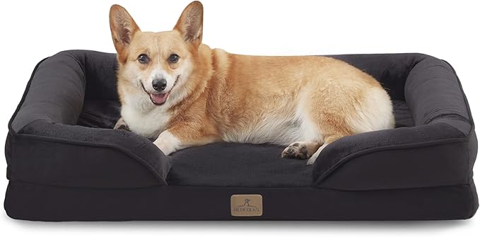 Bedfolks Orthopedic Dog Bed, Waterproof Dog Sofa Bed by Bedfolks