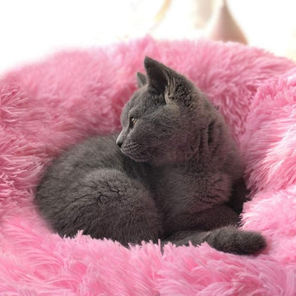 BODISEINT Modern Soft Plush Round Pet Bed - Image 4