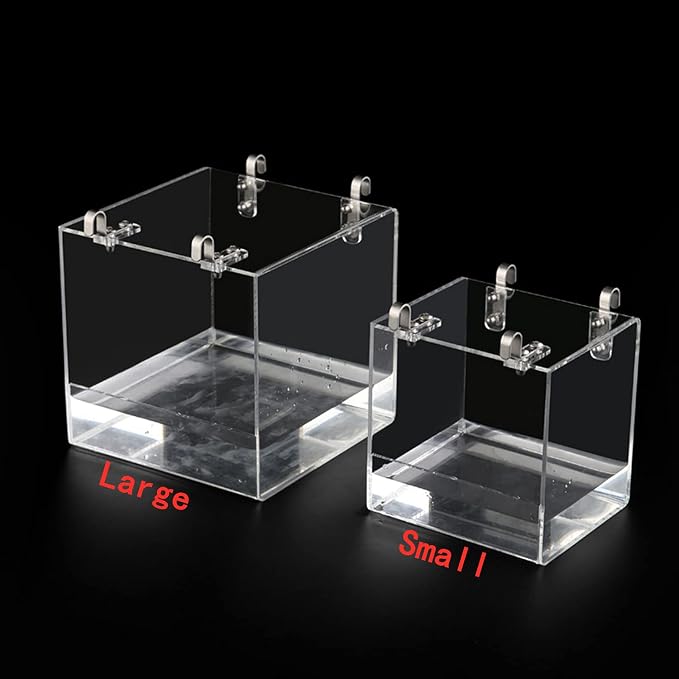 Hanging Bird Bath Cube Bird Bathtub Bath Shower Box Bowl Cage Accessory - Image 6