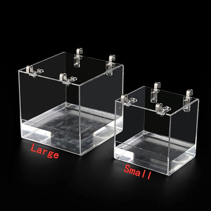 Hanging Bird Bath Cube Bird Bathtub Bath Shower Box Bowl Cage Accessory - Image 6