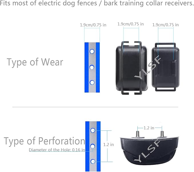 Dog Collar Strap for Most of Electronic Training Shock Collar - Image 2
