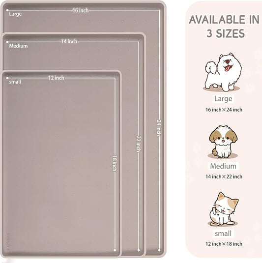 MateeyLife Silicone Cat & Dog Food Mat - Image 2