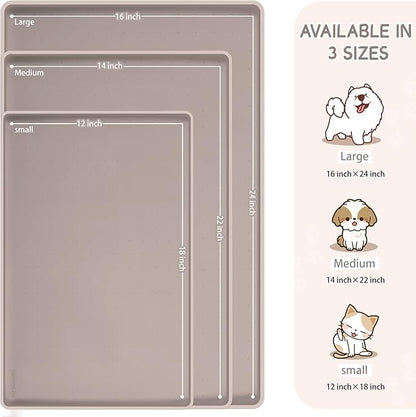 MateeyLife Silicone Cat & Dog Food Mat - Image 2