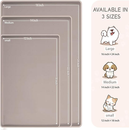 MateeyLife Silicone Cat & Dog Food Mat - Image 2